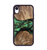 iPhone Xr Wood Phone Case - Liddie (Green, 743161)