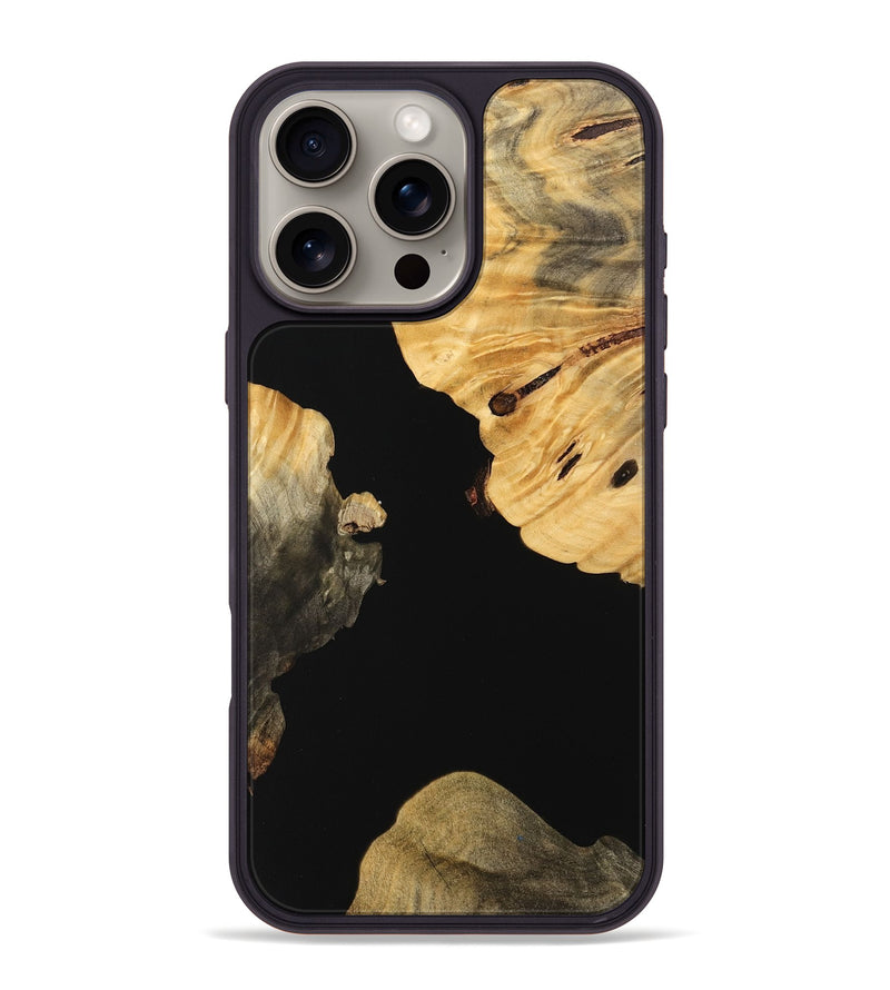 iPhone 16 Pro Max Wood Phone Case - Patty (Wood Burl, 743197)