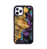 iPhone 11 Pro Wood Phone Case - Hudai (Purple, 743210)