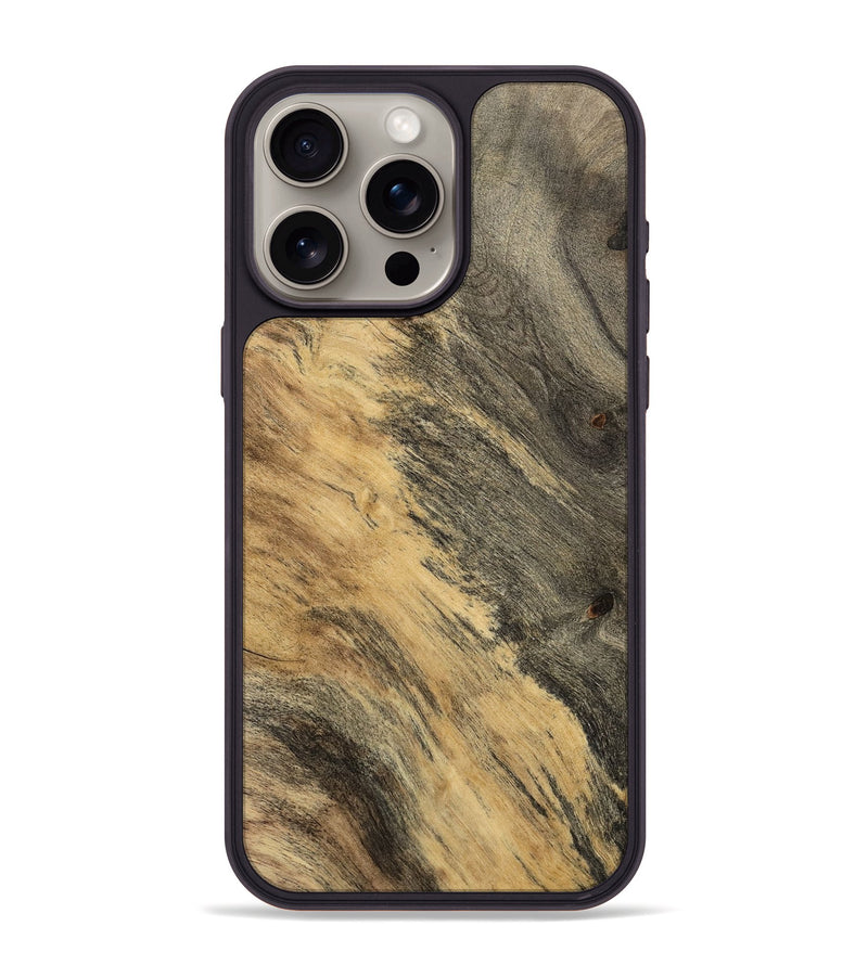 iPhone 15 Pro Max Wood Phone Case - Horst (Wood Burl, 743214)