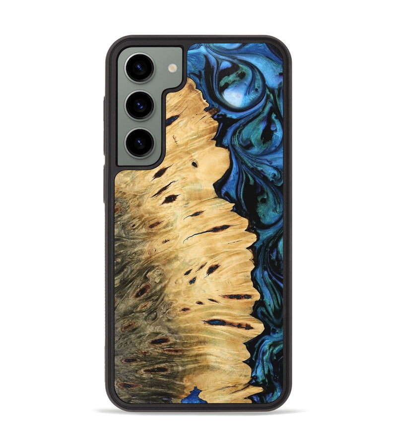 Galaxy S23 Plus Wood Phone Case - Lenette (Blue, 743228)