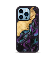 iPhone 14 Pro Wood Phone Case - Wendy (Purple, 743234)