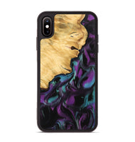 iPhone Xs Max Wood Phone Case - Wendy (Purple, 743234)