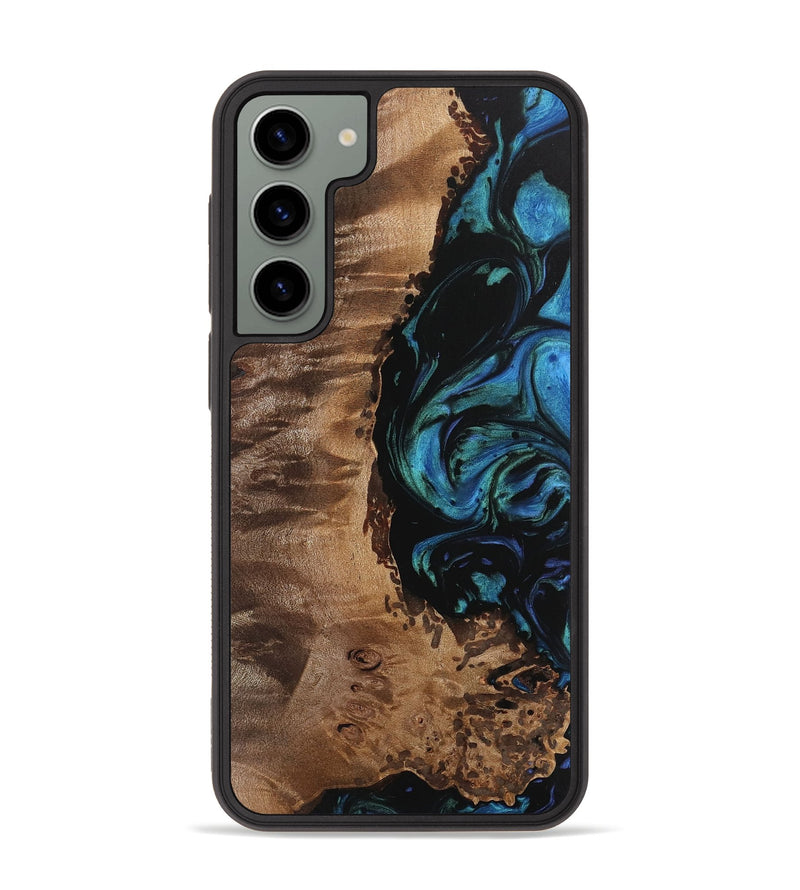 Galaxy S23 Plus Wood Phone Case - Ainsley (Blue, 743240)