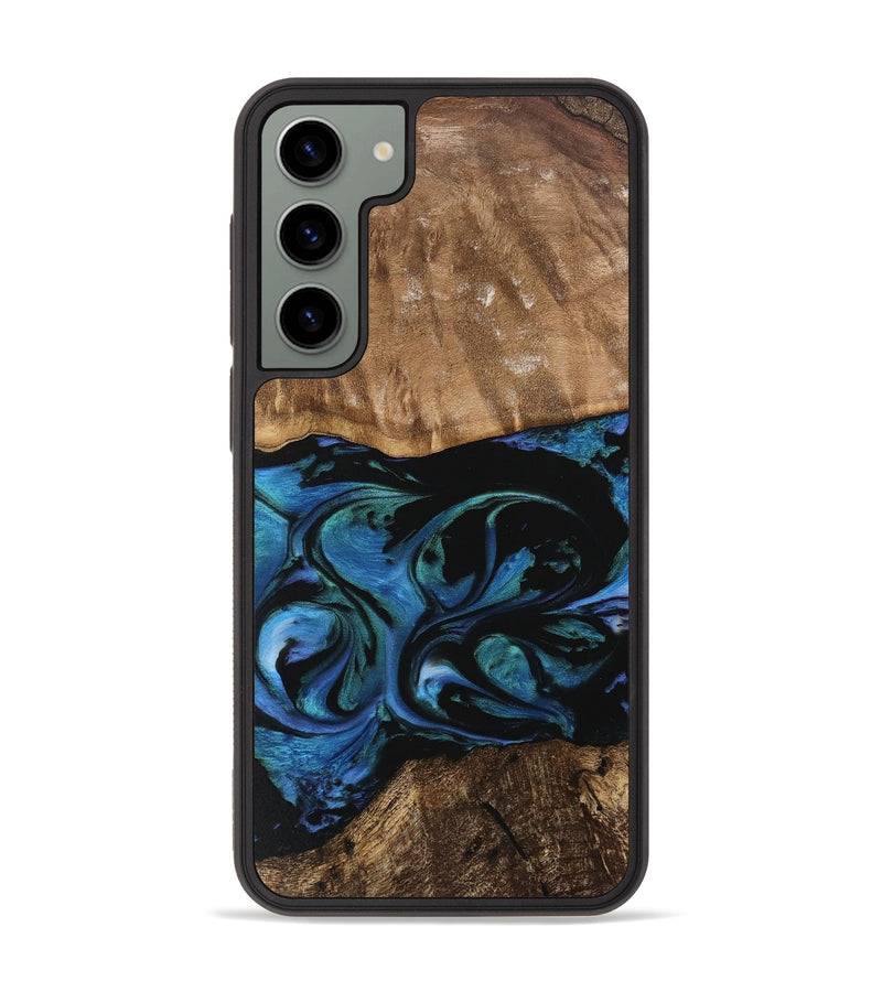 Galaxy S23 Plus Wood Phone Case - Dorrie (Blue, 743242)