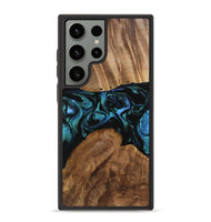 Galaxy S23 Ultra Wood Phone Case - Messi (Blue, 743258)