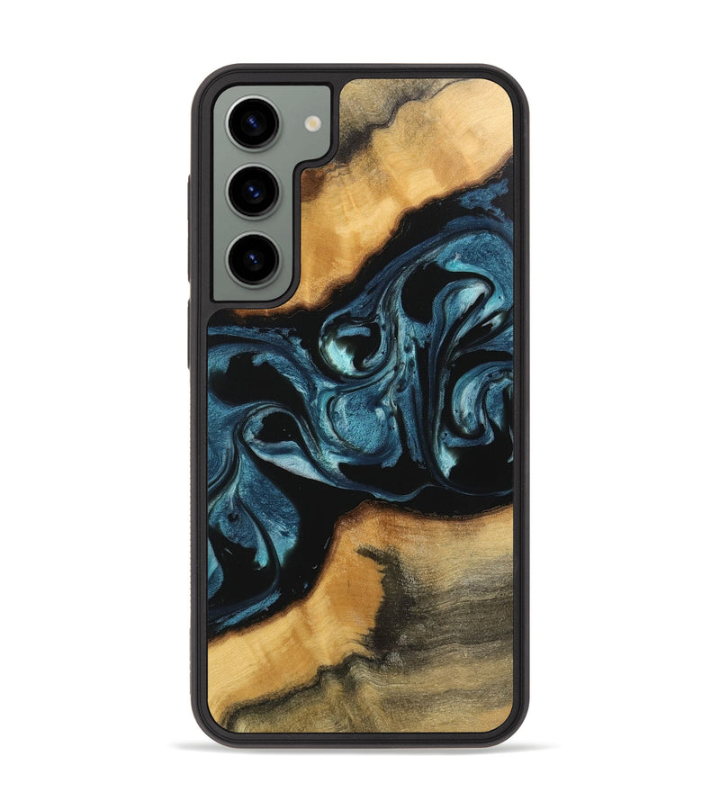 Galaxy S23 Plus Wood Phone Case - Melynda (Blue, 743265)