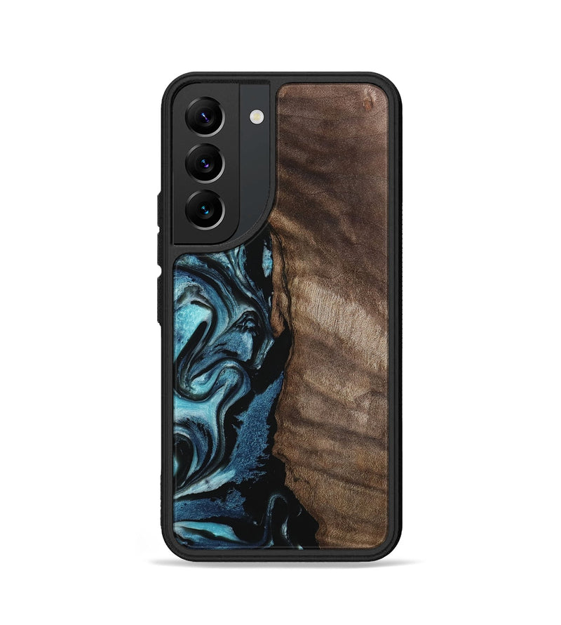 Galaxy S22 Wood Phone Case - Needham (Blue, 743268)