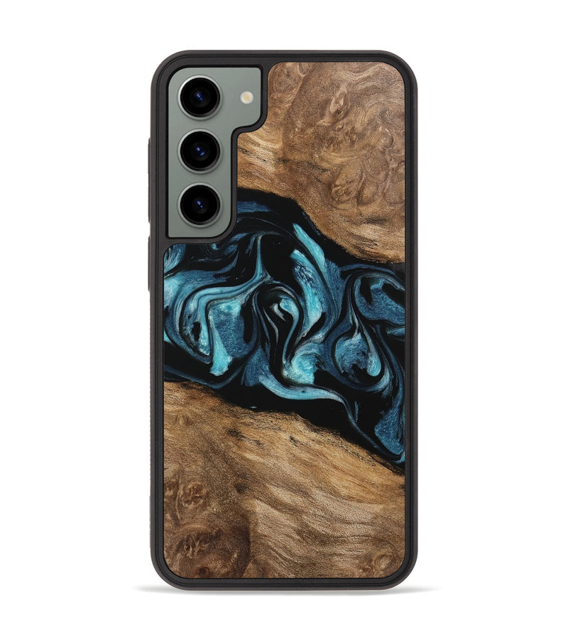 Galaxy S23 Plus Wood Phone Case - Siew (Blue, 743273)