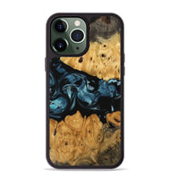 iPhone 13 Pro Max Wood Phone Case - Jerimy (Blue, 743294)