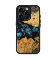 iPhone 16 Pro Wood Phone Case - Jerimy (Blue, 743294)