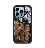 iPhone 14 Pro Wood Phone Case - Margaux (Pattern, 743299)