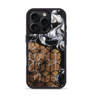 iPhone 16 Pro Wood Phone Case - Margaux (Pattern, 743299)