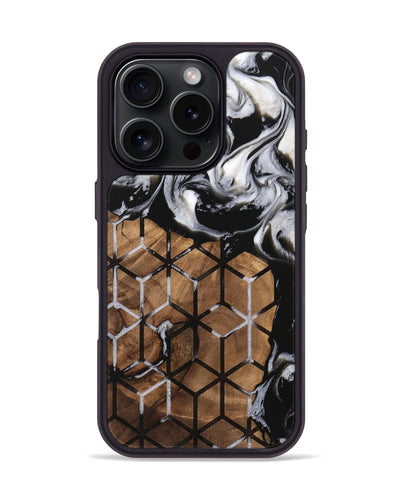 iPhone 16 Pro Wood Phone Case - Margaux (Pattern, 743299)