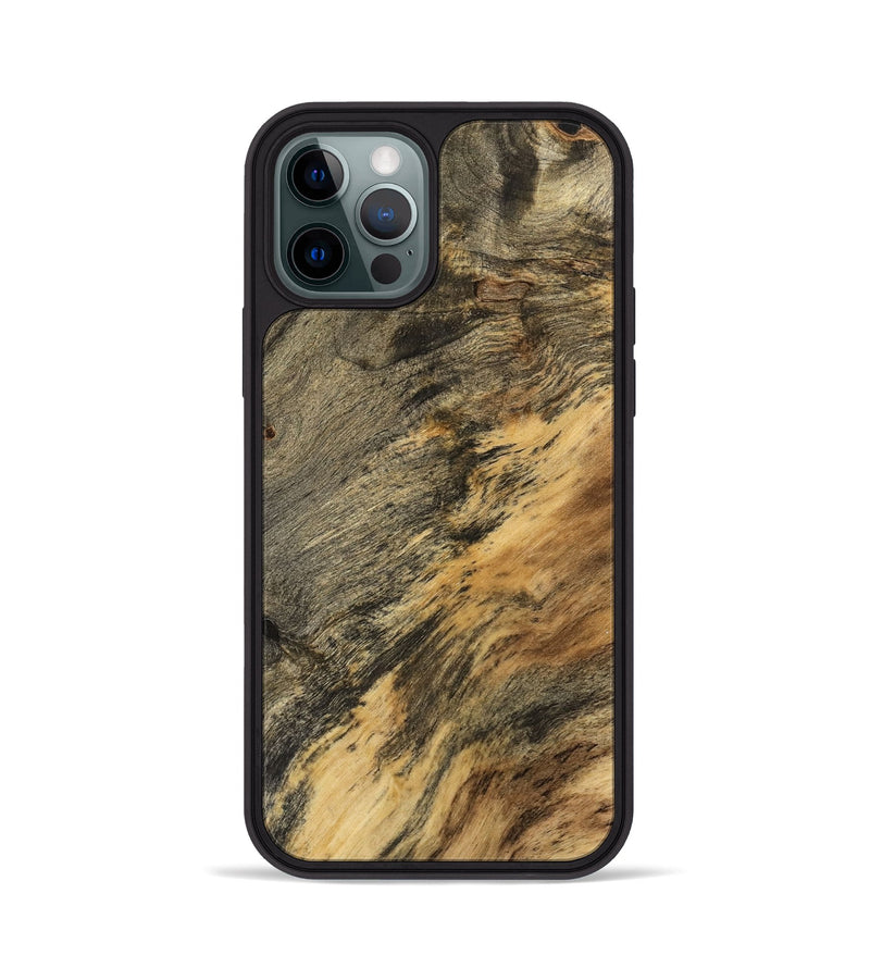 iPhone 12 Pro Wood Phone Case - Miguela (Wood Burl, 743306)