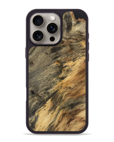 iPhone 16 Pro Max Wood Phone Case - Miguela (Wood Burl, 743306)