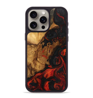 iPhone 15 Pro Max Wood Phone Case - Debi (Red, 743308)