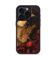 iPhone 15 Pro Wood Phone Case - Debi (Red, 743308)