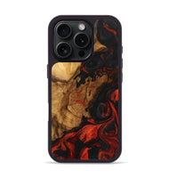 iPhone 16 Pro Wood Phone Case - Debi (Red, 743308)