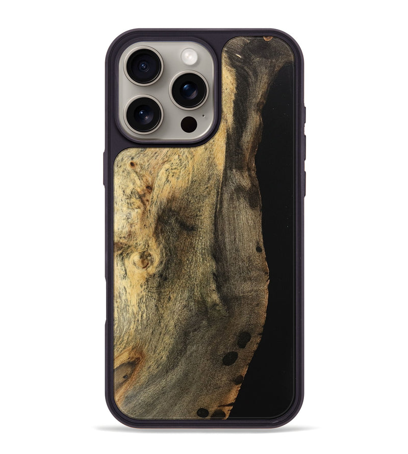 iPhone 16 Pro Max Wood Phone Case - Melania (Wood Burl, 743311)