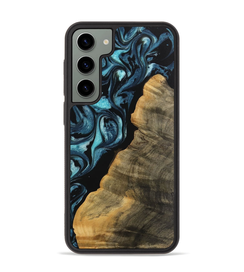 Galaxy S23 Plus Wood Phone Case - Evelyn (Blue, 743341)