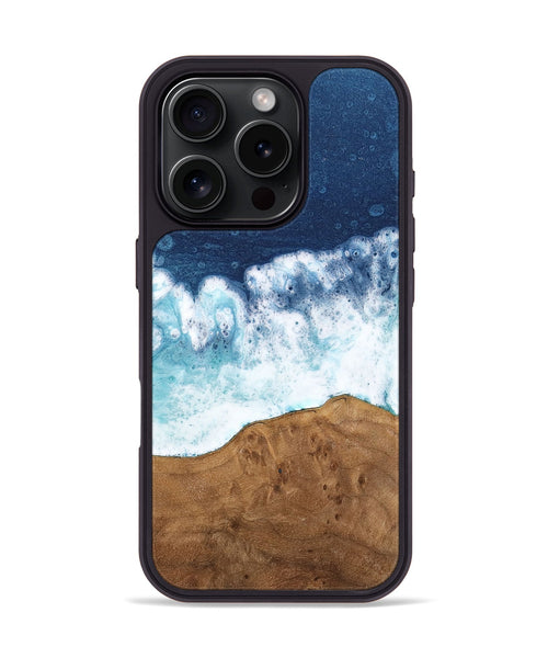 iPhone 16 Pro Wood Phone Case - Bran (Coastal, 743360)