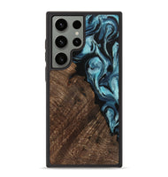 Galaxy S23 Ultra Wood Phone Case - Camella (Blue, 743361)