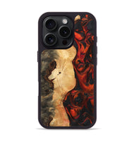 iPhone 16 Pro Wood Phone Case - Jermain (Red, 743368)