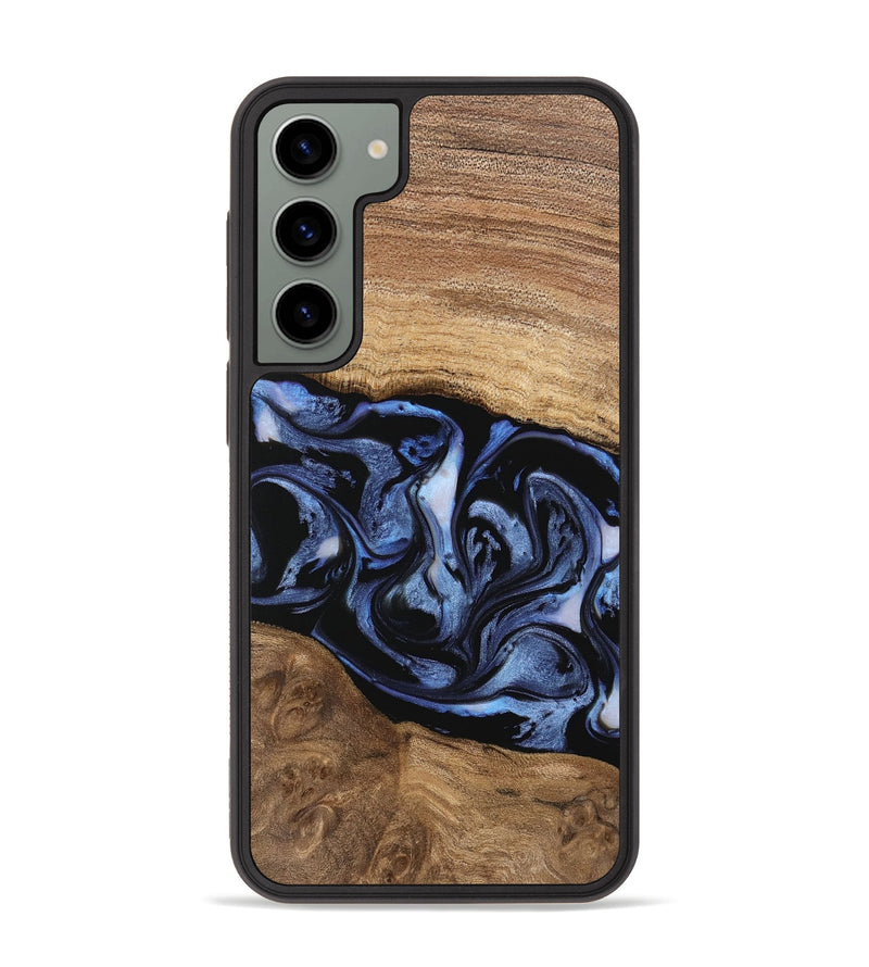 Galaxy S23 Plus Wood Phone Case - Hildred (Blue, 743387)