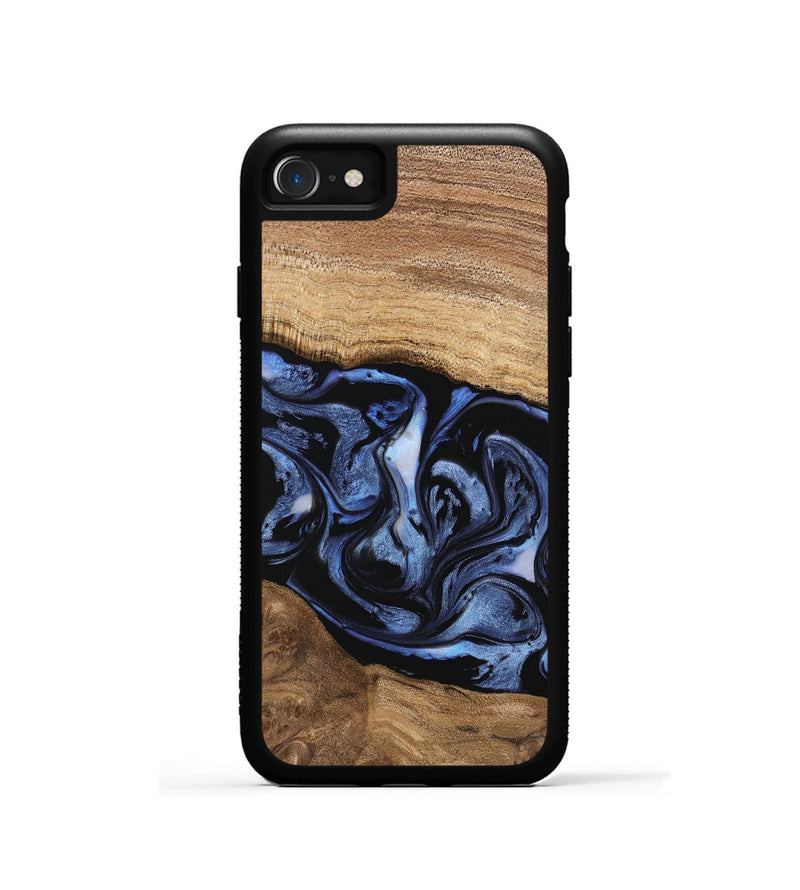 iPhone SE Wood Phone Case - Hildred (Blue, 743387)