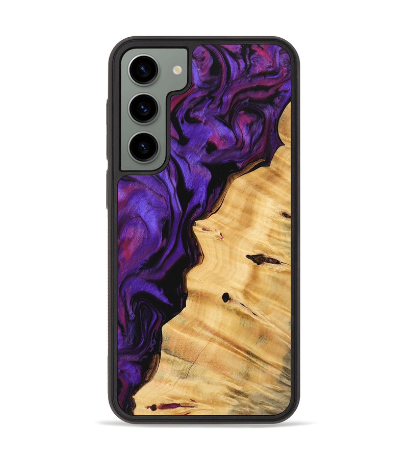 Galaxy S23 Plus Wood Phone Case - Latesha (Purple, 743393)