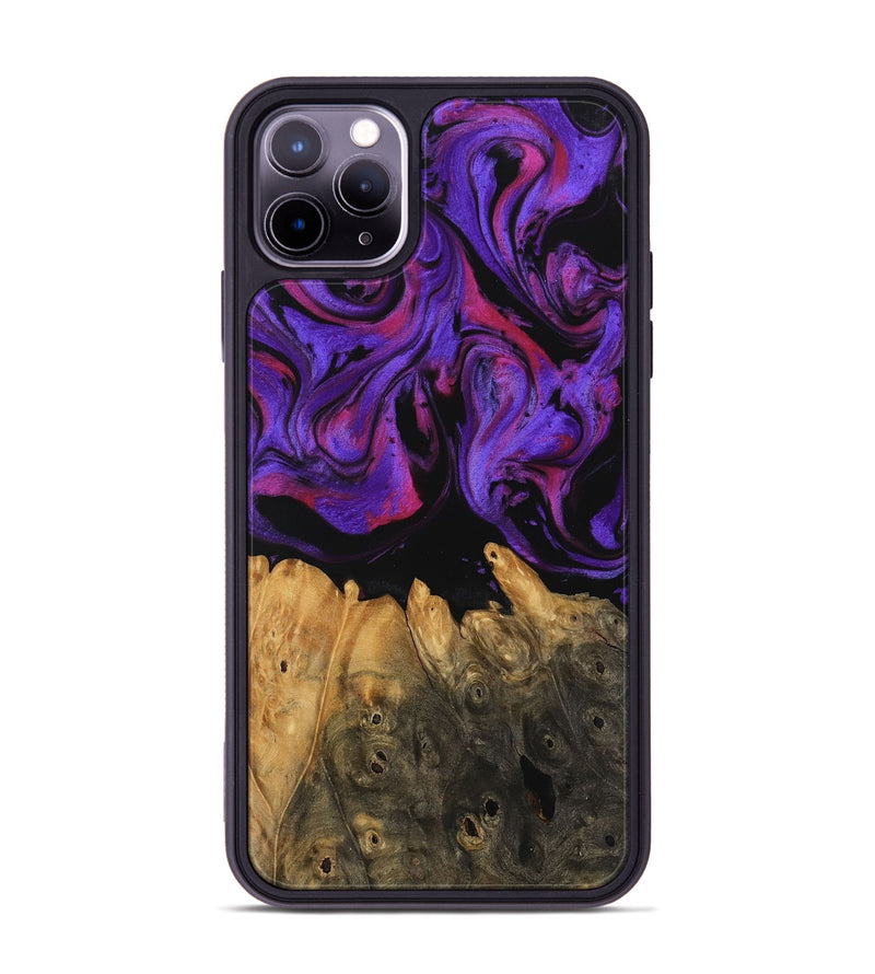 iPhone 11 Pro Max Wood Phone Case - Herb (Purple, 743401)