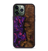 iPhone 13 Pro Max Wood Phone Case - Lorette (Purple, 743453)