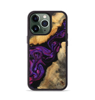 iPhone 13 Pro Wood Phone Case - Vito (Purple, 743457)