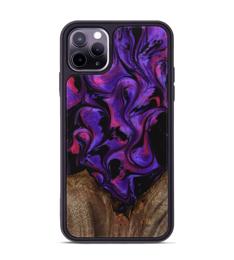 iPhone 11 Pro Max Wood Phone Case - Kaylyn (Purple, 743462)