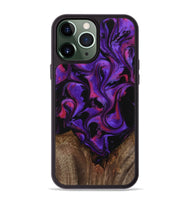 iPhone 13 Pro Max Wood Phone Case - Kaylyn (Purple, 743462)