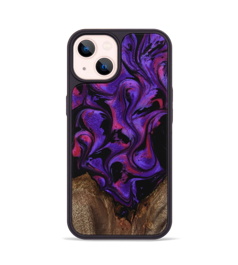 iPhone 14 Wood Phone Case - Kaylyn (Purple, 743462)