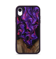 iPhone Xr Wood Phone Case - Kaylyn (Purple, 743462)