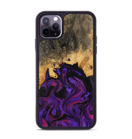 iPhone 11 Pro Max Wood Phone Case - Shalne (Purple, 743483)