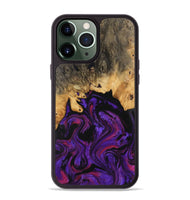 iPhone 13 Pro Max Wood Phone Case - Shalne (Purple, 743483)