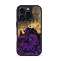 iPhone 16 Pro Wood Phone Case - Shalne (Purple, 743483)