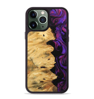 iPhone 13 Pro Max Wood Phone Case - Brayan (Purple, 743484)