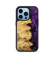 iPhone 14 Pro Wood Phone Case - Brayan (Purple, 743484)