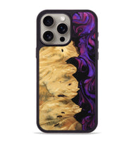 iPhone 15 Pro Max Wood Phone Case - Brayan (Purple, 743484)