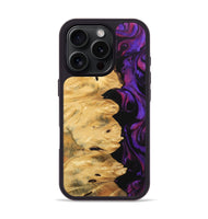 iPhone 16 Pro Wood Phone Case - Brayan (Purple, 743484)