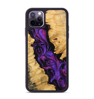 iPhone 11 Pro Max Wood Phone Case - Lauri (Purple, 743501)