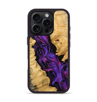 iPhone 16 Pro Wood Phone Case - Lauri (Purple, 743501)