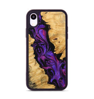 iPhone Xr Wood Phone Case - Lauri (Purple, 743501)