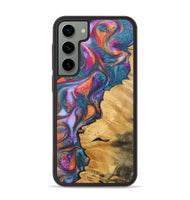 Galaxy S23 Plus Wood Phone Case - Misael (Blue, 743517)