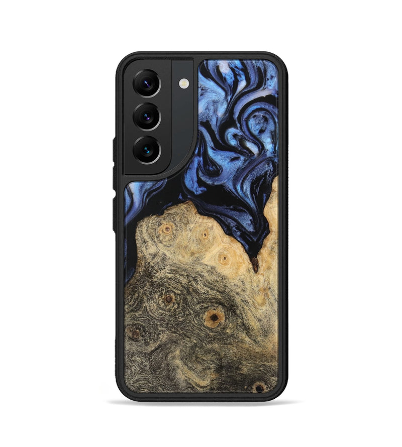 Galaxy S22 Wood Phone Case - Tadio (Blue, 743528)